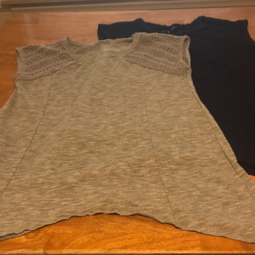 Girls ArizonaShark-Bite Crocheted Top Tanks